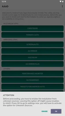 Android Auto Apps Downloader (AAAD) android App screenshot 2